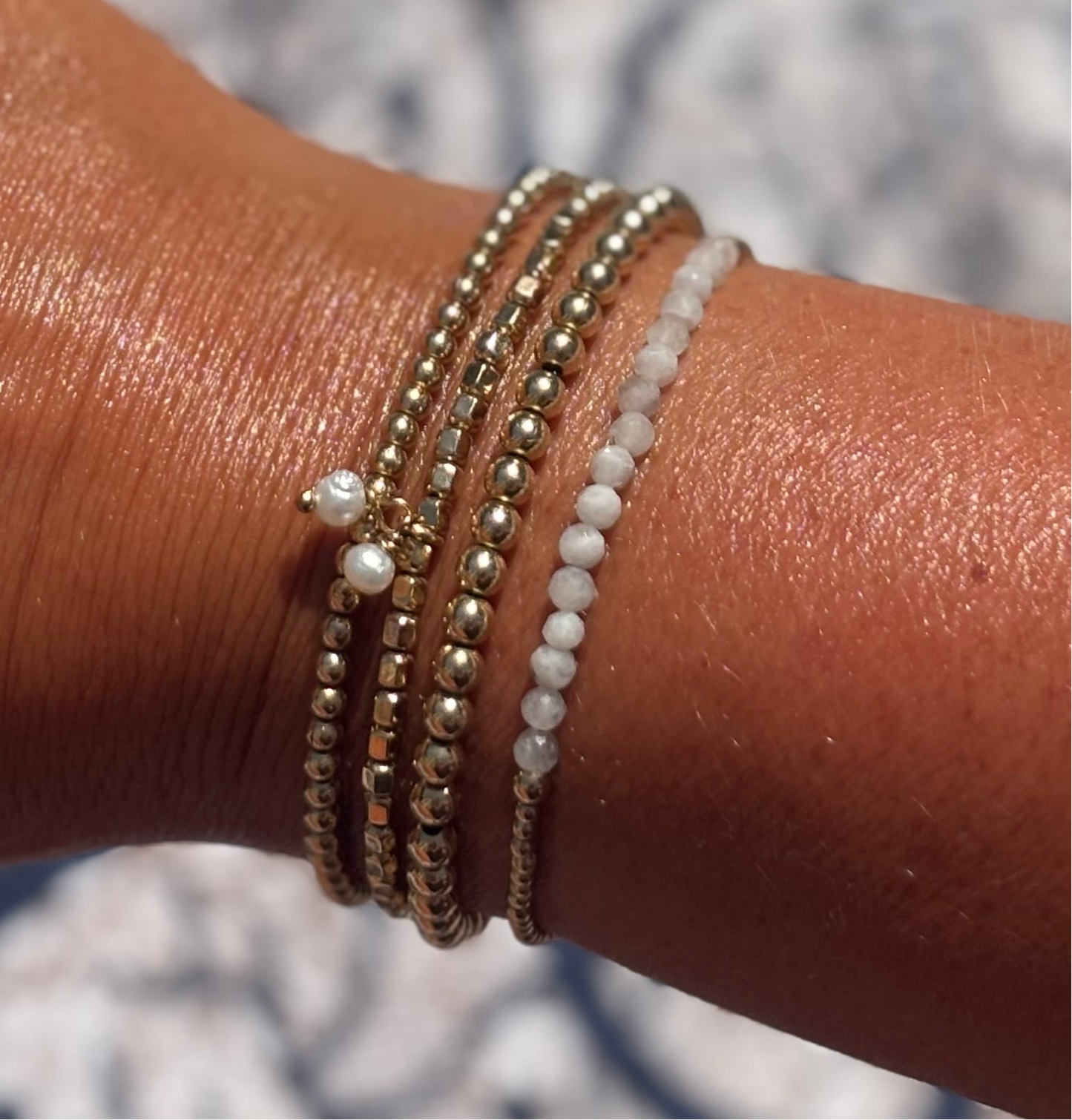 Armbanden set van 18k goldfilled