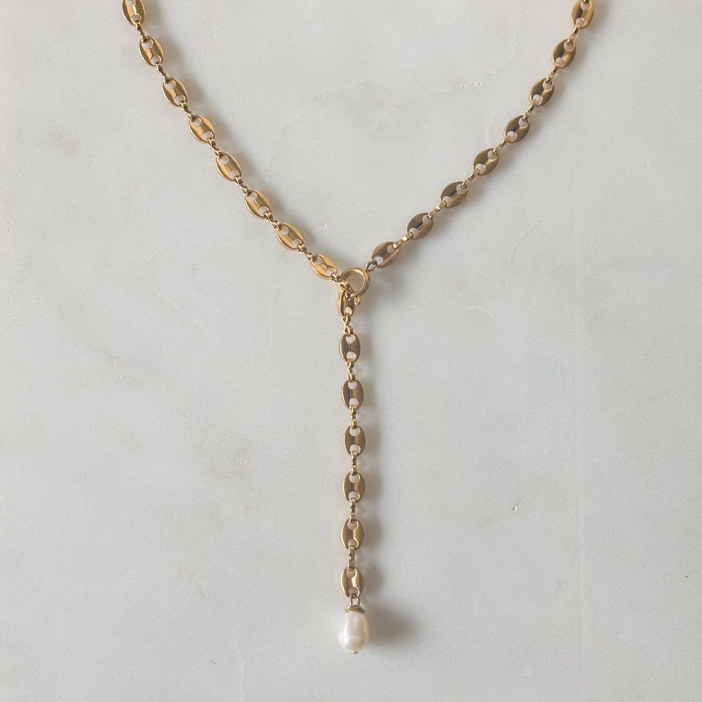 Ketting met parel | Goud | May