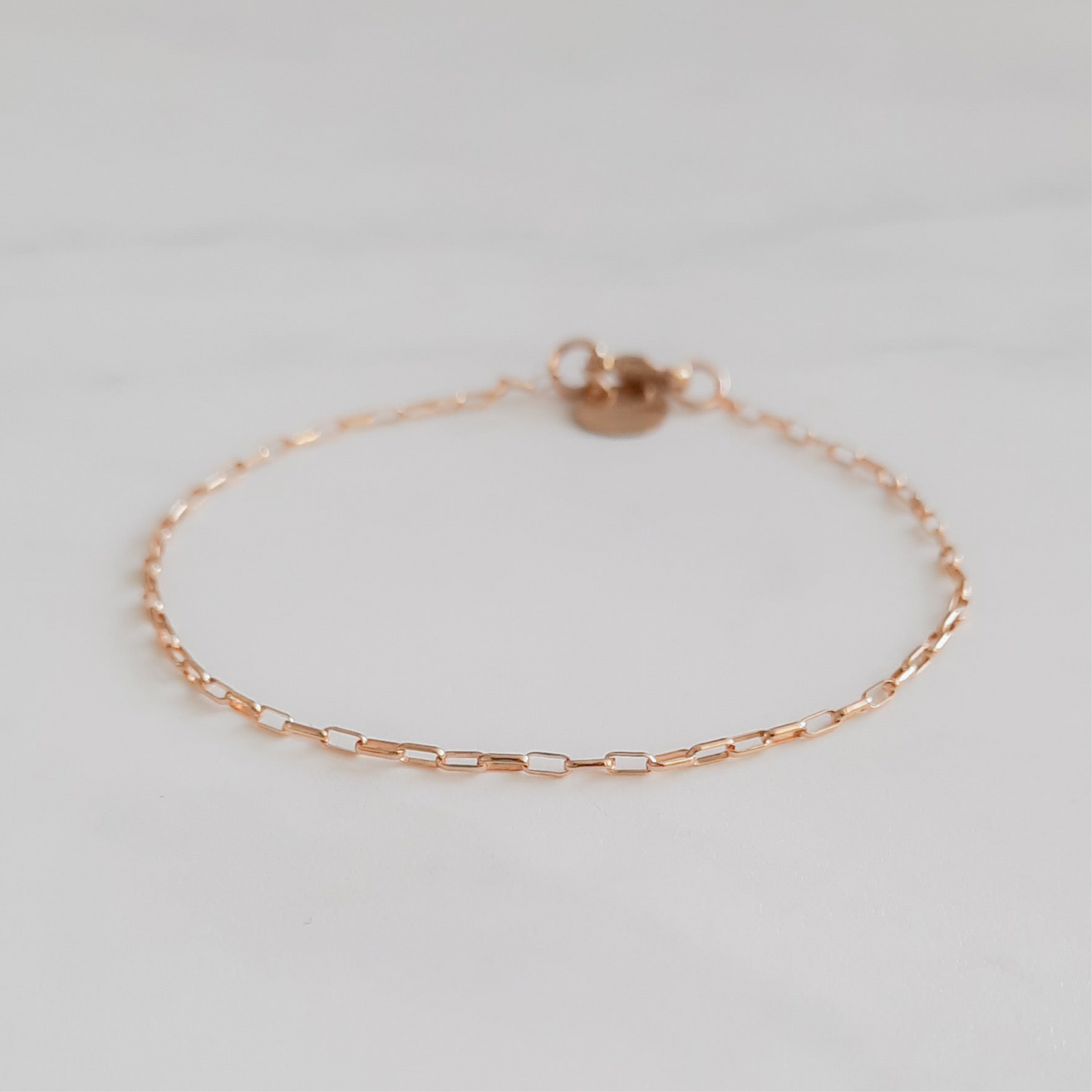 14k Goldfilled schakel armband met hele fijne schakeltjes