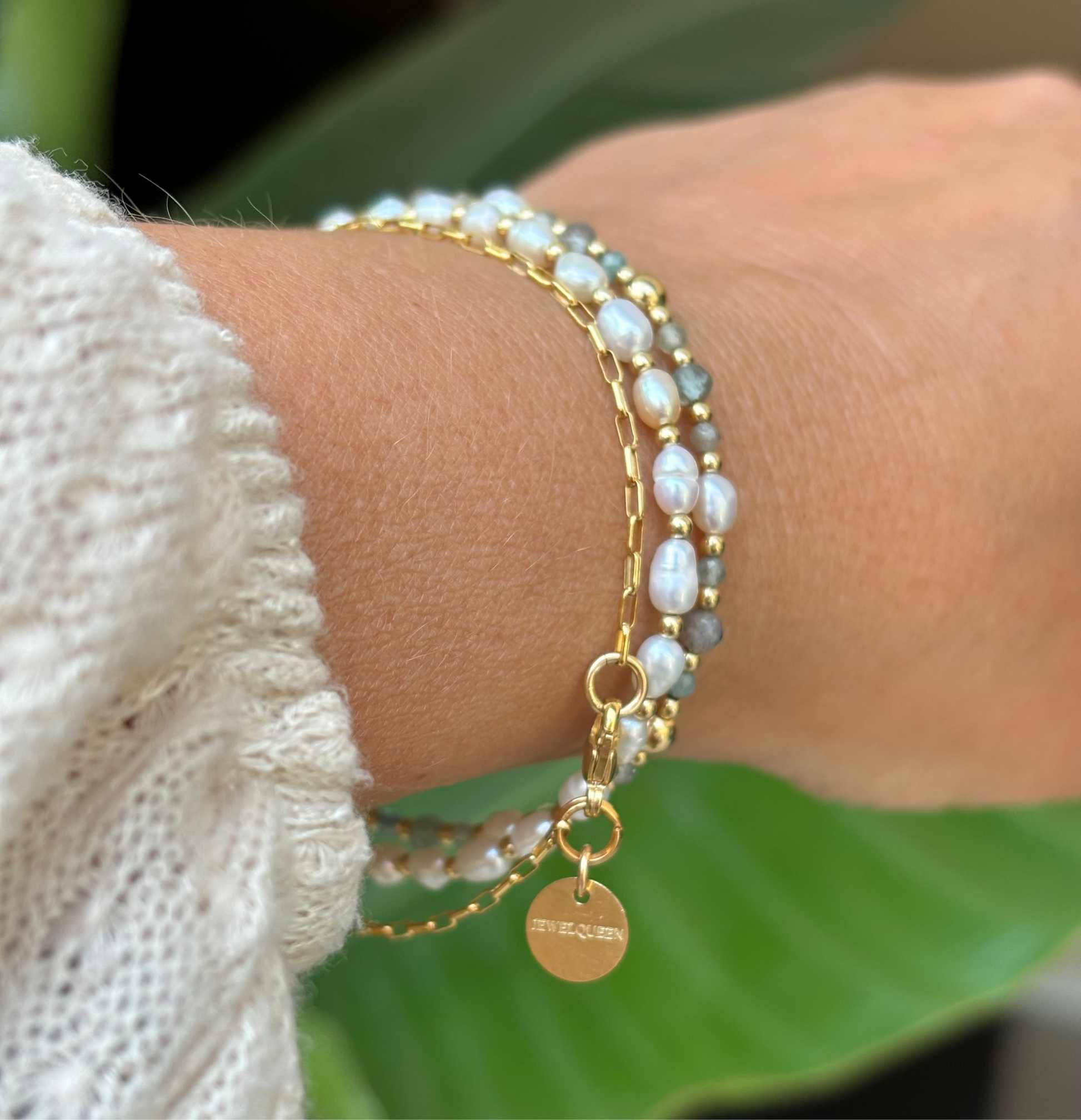 Minimalistische fijne schakel armband van 14k Goldfilled 